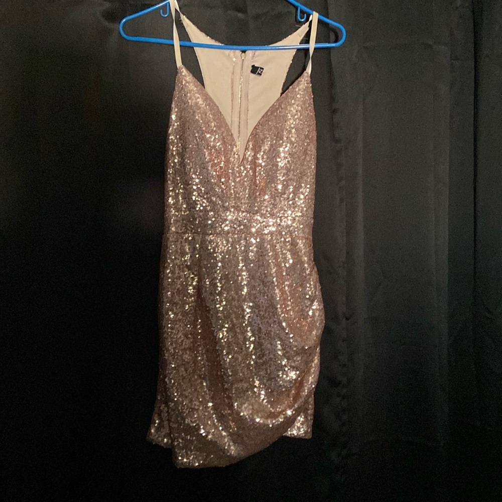 Women’s size Medium Gold sequence dress